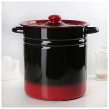 Кастрюля, 12 л, металлическая крышка