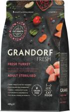 Сухой корм для кошек Grandorf Fresh Cat Sterilised Свежее мясо индейки с бататом для стерилизованных 400г
