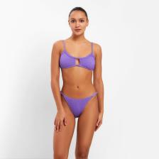 Купальник раздельный фактурный женский MINAKU, фиолетовый, размер 46