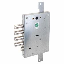 Замок врезной тяжелый «Гардиан» 2112 5 кл ЗЩ без торц.планки, с/т, б/о, б/накладок м/о 85 мм