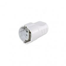 Tdm Кабельная розетка рифленая 2П+З 16А 250B SQ1806-0211 1 шт