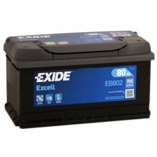 Автомобильный аккумулятор Exide EXCELL 80 Ач обратная полярность LB4