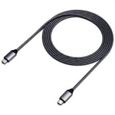 Кабель Satechi USB-C to USB-C, серый космос (ST-TCC2MM)