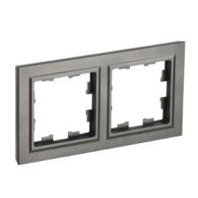 IEK BRITE Рамка 2-местная РУ-2-БрШ шампань BR-M22-K37 1 шт