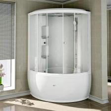 Душевой бокс Radomir Лаура 150х150 белый стекло прозрачное