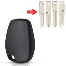 Корпус для ключа Dandkey для Renault Logan, Kangoo, Duster, Clio, Megane, Modus, Master, Primastar, Dacia, для Nissan, Opel