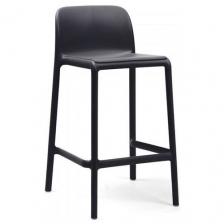 Стул полубарный NARDI Faro Mini, со спинкой, высота сиденья 65 см, цвет антрацит