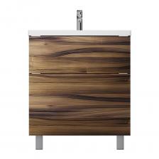 Тумба под раковину AM.PM Gem 75 орех, напольная