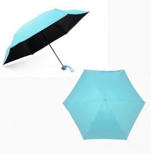 Мини-зонт капсула, резиновый, красный/желтый/синий/розовый