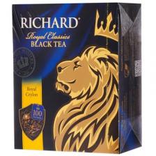 Чай черный Richard Royal Ceylon / Ричард Роял Цейлон 100 пак. в уп.