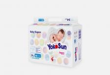 Подгузники 2-5 кг 34 шт YOKOSUN