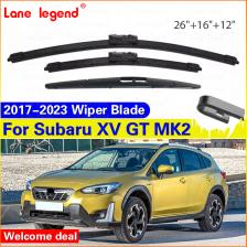 Комплект щеток стеклоочистителя для Subaru XV GT MK2 2017-2023 Crosstrek Hybrid e-BOXER, переднее и заднее лобовое стекло 2018 2019 2020 2021