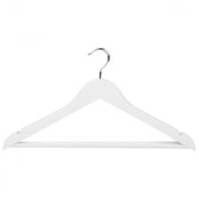 набор вешалок РЫЖИЙ КОТ 3шт 45см универсальные дерево с выемками белый