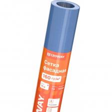 Фасадная сетка Izoway синяя, 5х5 мм, 160 г/м2, 10 м 17858 имеет высокую сопротивляемость к колебаниям температуры и влажности, а высокая плотность исключает появление разрывов и растяжений. Высококачественная пропитка делает стеклосетку устойчивой к воздействию щелочных компонентов и позволяет использовать такой материал в любых климатических условиях.