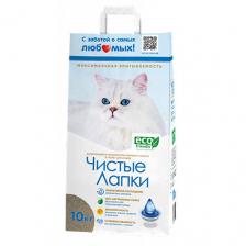 Наполнители для кошачьих туалетов Чистые лапки (Clean Paws) Наполнитель для кошачьего туалета Комкующийся