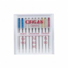 Игла/иглы Organ Combi, серебристый, 10 шт.