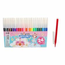 Фломастеры 24 Calligrata, невентилируемый колпачок