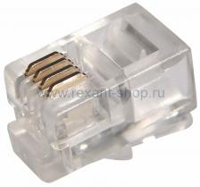 Rexant Джек телефонный 4P4C 05-1001 100 шт