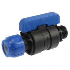 Кран шаровый Valfex 12100126 комбинированный, ПНД Ду 25 (1") комбинированный