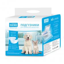 Higeniq Подгузники впитывающие XL (7 шт.) для кошек и собак