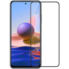 Защитное стекло Glass Pro для Redmi Note 10S Full Glue 9D Черное