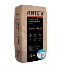 Штукатурка фасадная усиленная Тонкослойная Зимняя серия 40 кг. Perfekta
