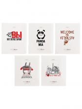 Тетрадь 48 листов в клетку Hatber «Проект Капланопись. Выпуск №3», обложка мелованный картон, скруглённые углы, блок офсет 60-65 г/м?, МИКС 5 видов