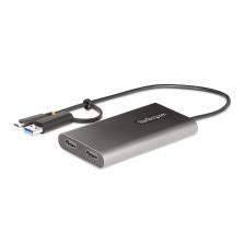 Адаптер StarTech USB-C to Dual-HDMI Adapter с DisplayLink 109B-USBC-HDMI