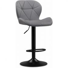 Барный стул Woodville Trio light gray / black