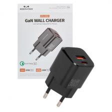 Сетевое зарядное устройство Keephone для iPhone 15 Plus USB Type-C 30W Black (2039321506944)