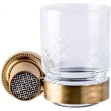 Стакан Boheme Royal Cristal Black Br подвесной, бронза