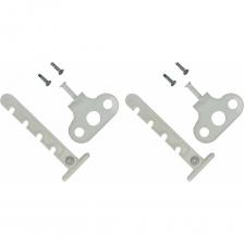 Оконный ограничитель для ПВХ Левша белый, 2 шт. У1-56402.Б