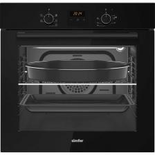 Встраиваемый электрический духовой шкаф SImfer B6EB56077 предназначен для приготовления пищи.В процессе приготовления еды не задействованы микроволны, благодаря чему устройство безопасно для здоровья.Прост в использовании, поэтому не требует специальных навыков, за счет чего подходит для пожилых людей.Эстетичный дизайн шкафа впишется в любой интерьер.