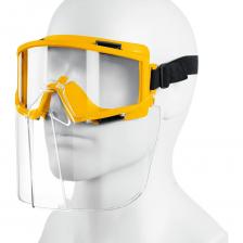 Защитные очки STAYER это оптимальное решение для предназначены для защиты глаз от твердых летящих частиц и брызг не разъедающих жидкостей. Защитный щиток обеспечивает оптимальную защиту лица, позволяет использовать респиратор Стекло из поликарбоната обладает высокой прочностью Панорамное стекло обеспечивает широкий угол обзора Возможность использования с корригирующими очками Непрямая вентиляция для работы в условиях запылённости Мягкий и комфортный для ношения корпус из ТЭП Регулируемая наголовная лента