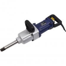 Электрический ударный гайковерт ABC ABC-S1600 до 1600 Н.м. предназначен для сборки и разборки резьбовых соединений, требующих высоких моментов затяжки (до 1600 Нм). Может применяться для ремонта грузовой, сельскохозяйственной или военной техники, сборке крупных металлоконструкций, в железнодорожном строительстве и в других индустриальных сферах.Принцип его работы основан на двух процессах: вращательном и вращательно-ударном.В электрогайковертах ударного типа реализован механизм, преобразующий вращательное движение в ударное (импульсное), благодаря чему происходит жесткое затягивание болтов. Ударный механизм включается как только резьбовое соединение затягивается. При откручивании этот процесс протекает в обратной последовательности.Гайковерт поставляется с одной сменной головкой 46 мм в комплекте.