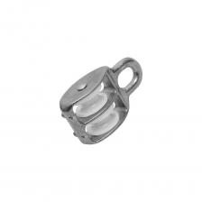 Двойной блок КРЕП-КОМП шкив пластиковый 25 мм, 7 мм, 1 шт. бд25мф