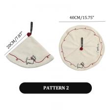 Домашнее подвесное полотенце для рук для ванной комнаты, кухни для взрослых и детей, утолщенное впитывающее, не выпадающее, сушильное полотенце с вышивкой