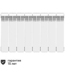 Радиатор секционный Equation Bimetal 350/90 8 секций боковое подключение биметалл белый