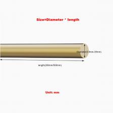 Латунные круглые стержни H62 0,8-35 мм 200/500 мм
