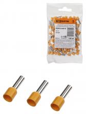 Tdm Наконечник-гильза Е4010 4,0мм2 с изолированным фланцем, SQ0512-0019 1 ед.упак (100 шт)