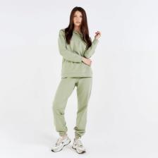 Костюм спортивный женский (худи, брюки) MINAKU: Casual Collection, размер 44, фисташковый