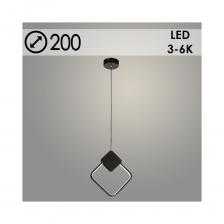 Подвес РОСТОК 2415/200 S BK черный, 2x13W, LED, 3000К-6000К, d200, GNV23 988033028