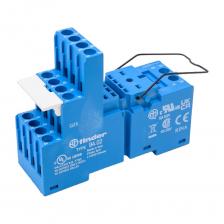 Розетка для реле 55.32, 85.02 и модулей 99.02, 86.30 Розетка Finder для реле 55.32, 85.02 и модулей 99.02, 86.30 с разд-ми конт., с метал фикса, 9402SMA