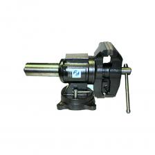 Слесарные поворотные тиски Слесарные тиски CNIC 125 мм 5дюйм поворотные в двух плоскостях с наковальней облегченные LTD0005L 35144