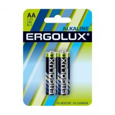 Батарейка Батарея Ergolux Alkaline LR6 BL-2 AA 2800mAh (2шт) блистер