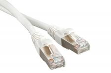 1 м Hyperline Патч-корд F/UTP, экранированный, Cat.6, LSZH, 1 м, белый [PC-LPM-STP-RJ45-RJ45-C6-1M-LSZH-WH]