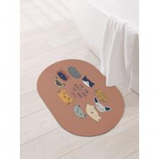 Коврик для ванной и туалета - это современный аксессуар для дома и отличное приобретение для создания домашнего уюта в интерьере вашей ванной комнаты. Универсальный мягкий коврик для ванны противоскользящий на пол размером 58x38 см. Половик для ванной, душевой и туалета выполнен из мягкого и приятного верхнего слоя на основании 100% полиэстера. Нижний слой: прорезиненная основа с противоскользящим покрытием. Овальный коврик для ванны и душа безворсовый на пол защитит вас от скольжения и предотвратит падение. Ковер впитывающий и при этом быстросохнущий, не теряет своих свойств при длительном контакте с влагой. Универсальное изделие подходит для использования в бассейне, сауне, коврик для туалета в туалетной зоне, под унитаз, дорожка в ванную, коврик для кухни и спальне в качестве прикроватного коврика и как коврик для детей. В комплект к коврику для ног резиновому можете подобрать шторку для ванной под брендом JoyArty. При распаковке маленького коврика на пол в ванную может присутствовать незначительный запах, связанный с производственными особенностями. Яркость рисунка может отличаться от изображения на сайте. Допустимо отклонение в размерах +- 2 см.