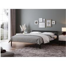 Полутораспальная кровать Woodville Фади 140х200 черная 491586