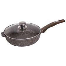 Сковорода Мечта Сковорода Мечта Премиум с антипригарным покрытием с несъемной ручкой и крышкой 24 см mokko 24 см 20.3 см 4 мм 6 мм