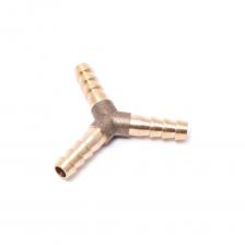 Y-образный разветвитель "елочка" 12 мм. для пневмоинструмента это фитинг, используемый в пневматических системах для создания разветвления потока сжатого воздуха. Этот разветвитель имеет три отверстия, которые соединяются в форме буквы "Y". Каждый из трех разъемов имеет диаметр 12 миллиметров. Через входной разъем происходит подключение к пневматической линии (например, к компрессору или пневмошлангу), а ответвление осуществляется через выходы. В качестве материала для изготовления пневматических разветвителей используется латунь. Особенности: При использовании Y-образного разветвителя "елочки" 12 мм, сжатый воздух может быть распределен на несколько каналов, что позволяет использовать его для различных целей. Например, этот разветвитель может быть использован для подключения нескольких инструментов к одной воздушной магистрали, таких как пневматические дрели, шлифовальные машины или гайковерты. Одним из преимуществ Y-образного разветвителя является его гибкость и универсальность. Он позволяет создавать различные конфигурации воздушных магистралей, что делает его подходящим для широкого спектра применений. Кроме того, он имеет высокую надежность и долговечность, что обеспечивает его длительный срок службы.